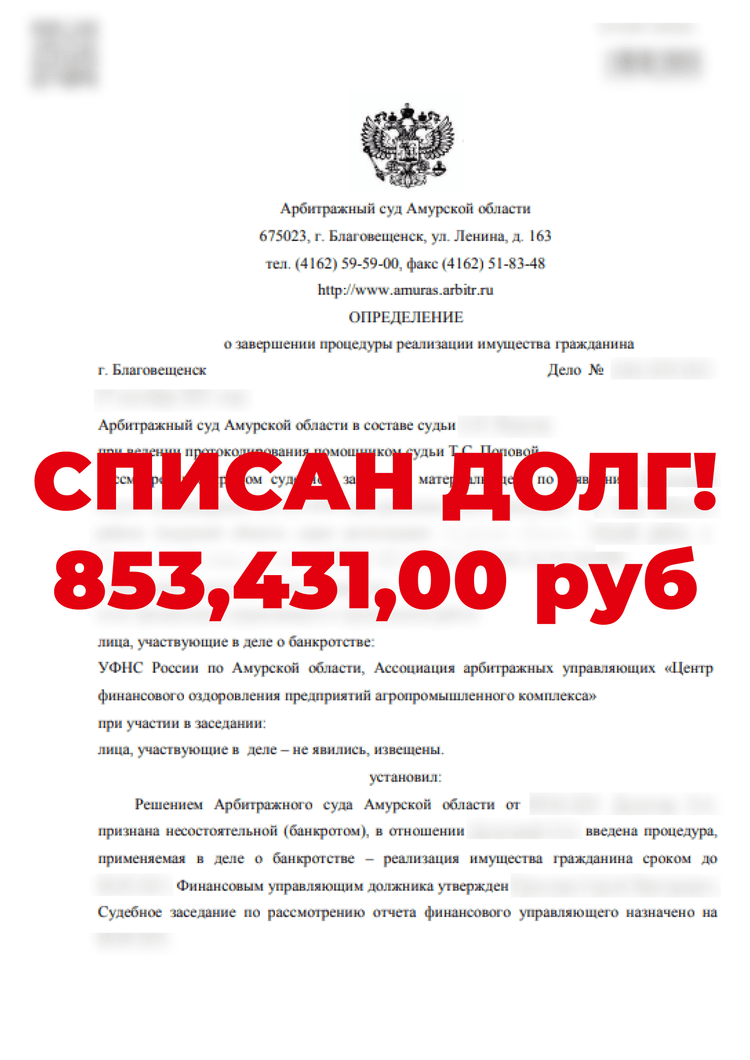 Процедура банкротства | Налегке | 78