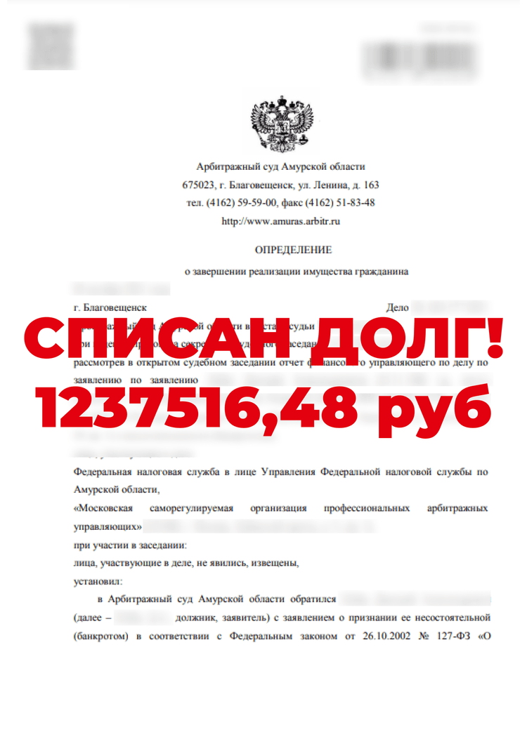 Процедура банкротства | Налегке | 27